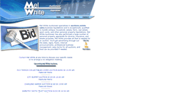 Desktop Screenshot of melwhiteauctioneer.com